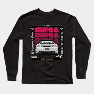 Minimalist Monochrome Japanese JDM supra Long Sleeve T-Shirt